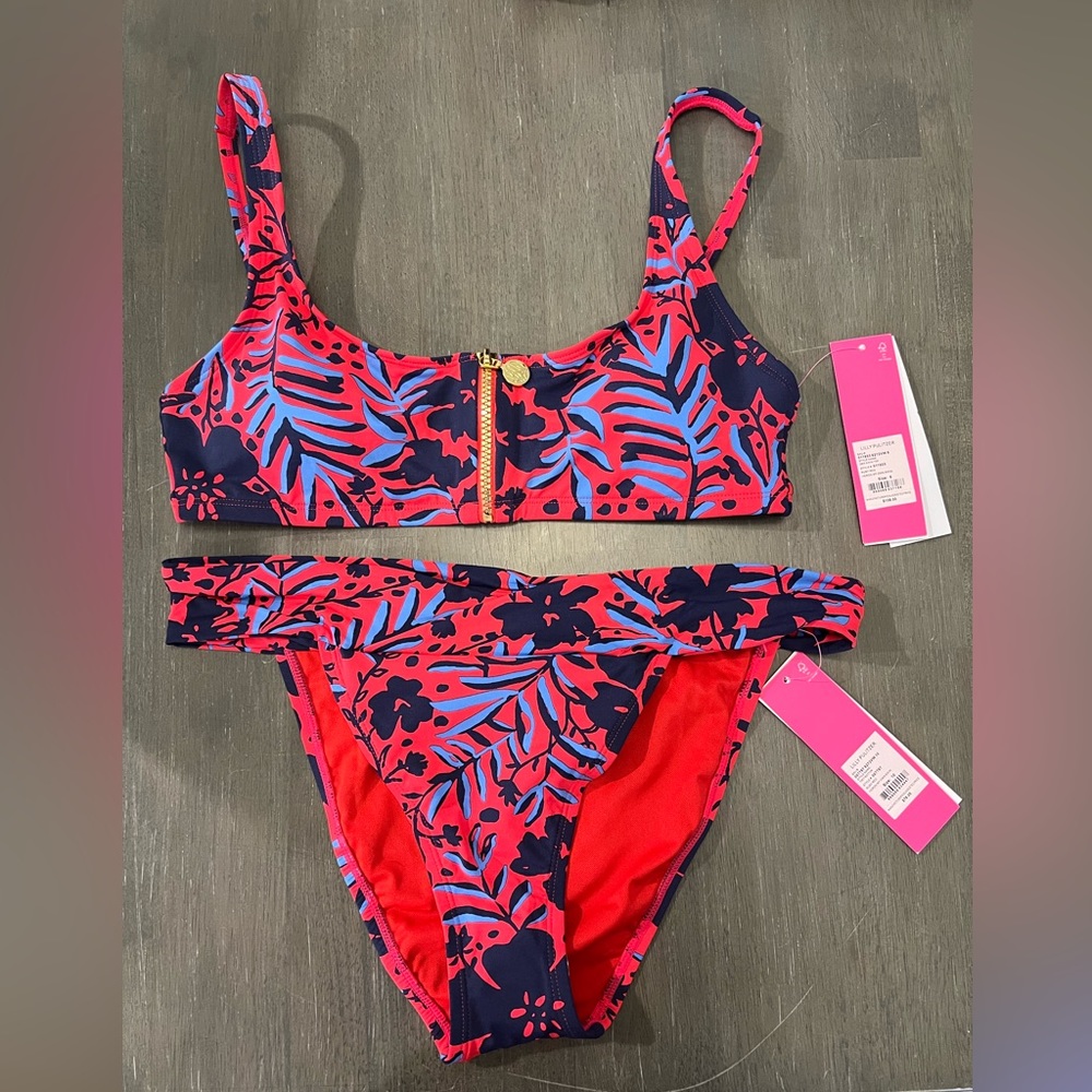 Lilly Pulitzer Bikini - bottoms size 10, top size 8 NWT